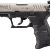 Walther P22 22 LR Pistol with Nickel Slide and 10 Round Magazine (CA Compliant)