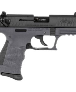 Walther P22 Q 22 Long Rifle 3.42in Tungsten Gray/Black Pistol - 10+1 Rounds